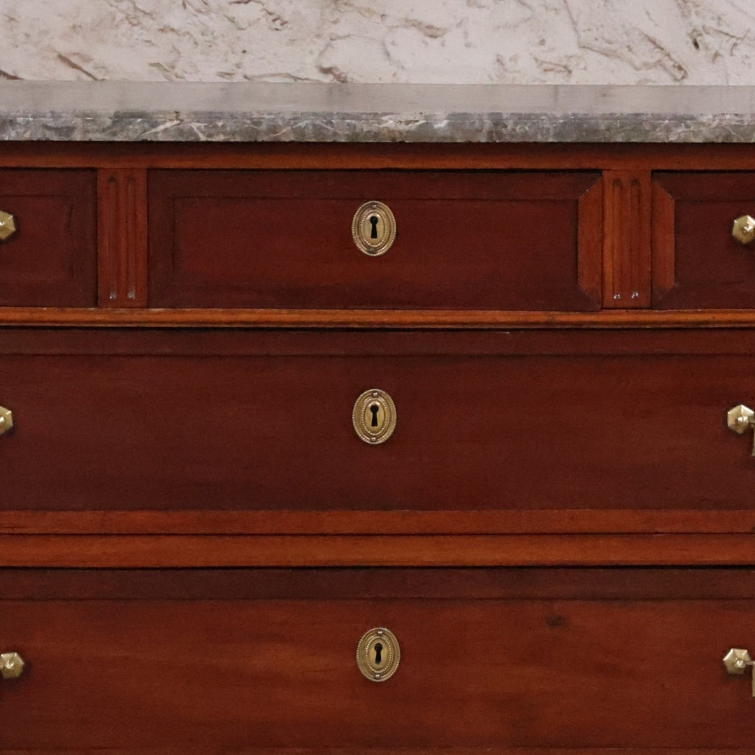 19th Century Louis XVI 3 Drawer Chest - Thumbnail 5