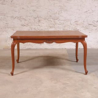 20th Century Oak English Paroquet Top Table with Cabriole Legs
