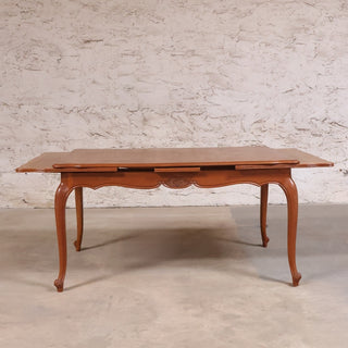 20th Century Oak English Paroquet Top Table with Cabriole Legs
