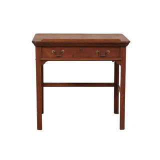 19th Century English Walnut Chippendale Desk
