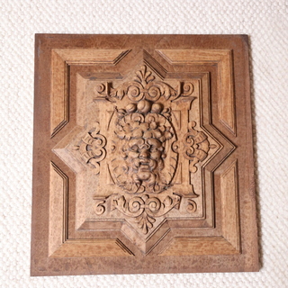 Late 19th Century French Oak Wall Panel
