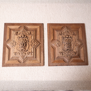 Late 19th Century French Oak Wall Panel

