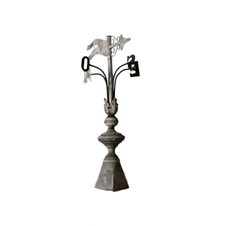 18th Century French Zinc Finial
