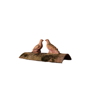 19th Century French Terracotta Roof Tile with Motif (A)
