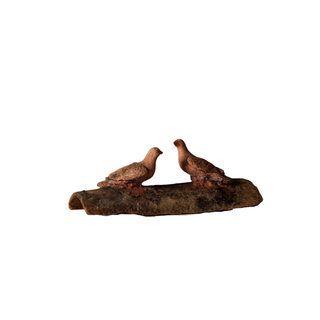 19th Century French Terracotta Roof Tile with Motif (B)
