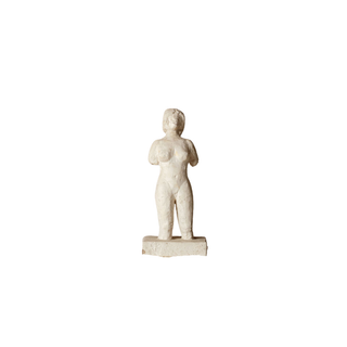 Early 20th Century French Plaster Figure Statue
