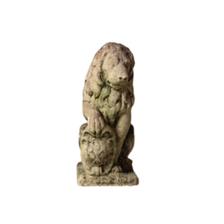 19th Century French Stone Lion
