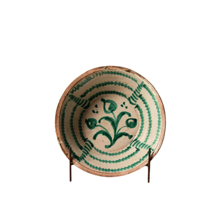 20th Century Spanish Pottery Bowl with Stand (B)
