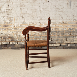 19th Century French Provincial Oak Chair
