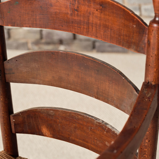 19th Century French Provincial Oak Chair
