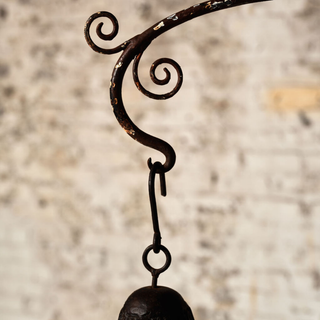 19th Century French Iron Bird Cage with Stand
