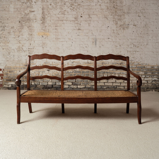 19th Century French Provincial Oak Canapé (Restored)
