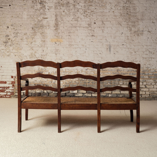 19th Century French Provincial Oak Canapé (Restored)
