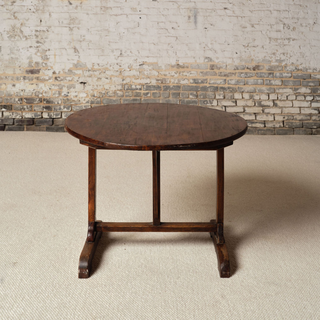 19th Century French Vigneron Oak Wine Table
