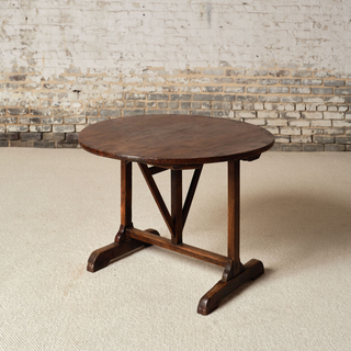 19th Century French Vigneron Oak Wine Table
