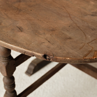 19th Century French Oak Table De Vin (E)
