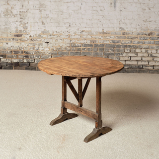 19th Century French Oak Table De Vin (C)

