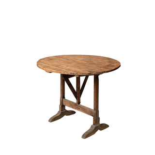19th Century French Oak Table De Vin (C)
