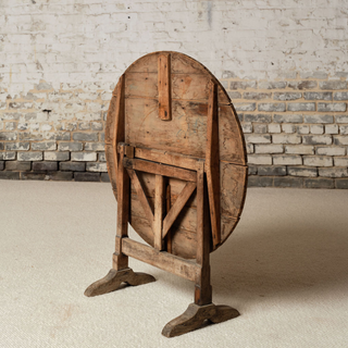 19th Century French Oak Table De Vin (C)
