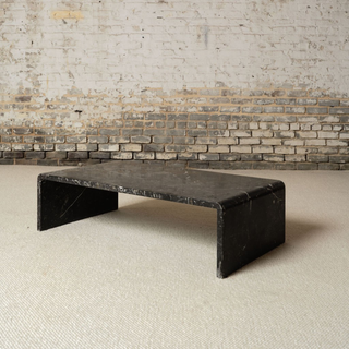 1970s French Marble Coffee Table
