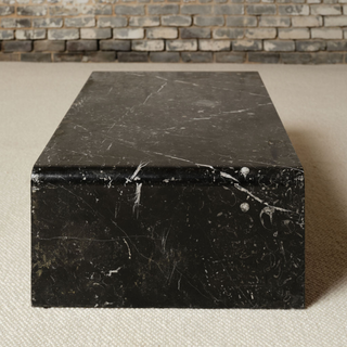 1970s French Marble Coffee Table
