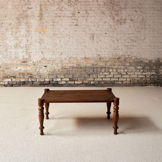 1920s French Oak Coffee Table
