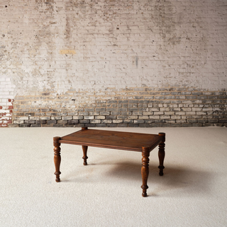 1920s French Oak Coffee Table
