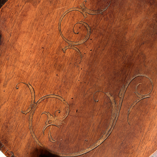 Early 20th Century French Wooden Round Table
