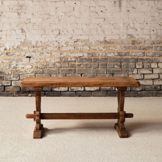 Early 20th Century French Oak Coffee Table
