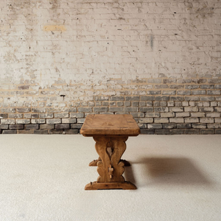 Early 20th Century French Oak Coffee Table
