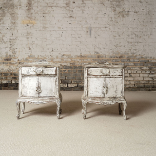 19th Century French Oak Bedside Table (Set of 2)
