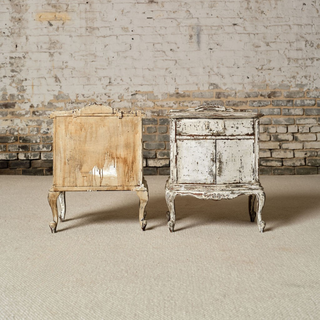 19th Century French Oak Bedside Table (Set of 2)
