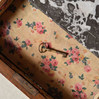 18th Century French Louis XVI Mahogany Bedside Table
