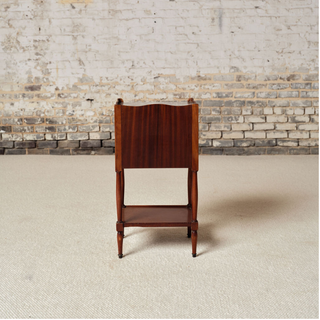 18th Century French Louis XVI Mahogany Bedside Table
