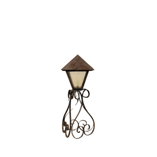 19th Century French Neo Gothic Iron Lantern
