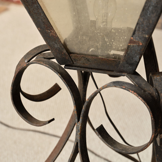 19th Century French Neo Gothic Iron Lantern
