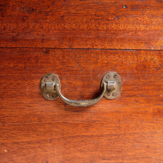 19th Century French Camphor Wooden Marine Chest
