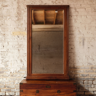 19th Century French Wooden Framed Mirror
