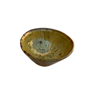 Tamegroute Ochre Glazed Pottery Bowl
