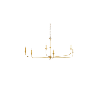 CUR Nottaway Gold Large Chandelier
