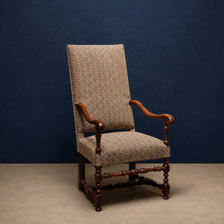 19th Century French Louis XIII Walnut Armchair (A)
