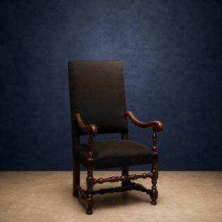 19th Century French Louis XIII Walnut Armchair (B)
