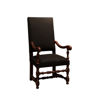 19th Century French Louis XIII Walnut Armchair (B)
