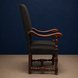 19th Century French Louis XIII Walnut Armchair (B)
