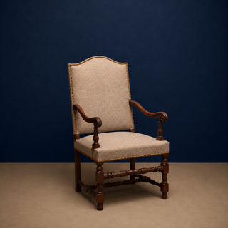 Late 19th Century French Walnut Henry Du Style Chairs (Set of 2)
