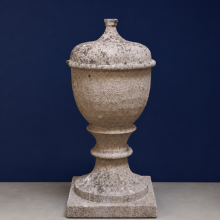 19th Century Belgian Blue Stone Finial
