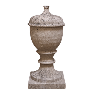 19th Century Belgian Blue Stone Finial
