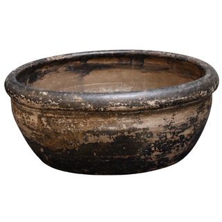 20th Century Terracotta Grey Pot (Large)
