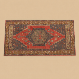 Vintage Anatolian Rug 4.6 x 9.1
