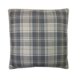 Trendy Plaid Grey Pillow
